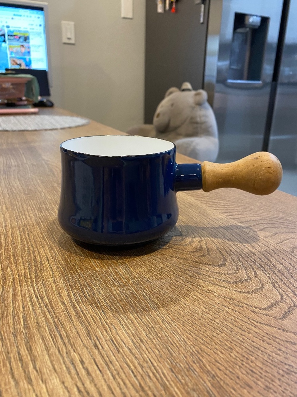 Dansk Blue Kobenstyle Sauce Butter Pot by Jens Quistgaard Denmark